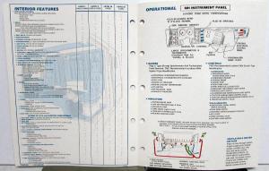 1984 Mack Trucks CAS62 Sleeper CA60 Non-Sleeper MH Cabs Dealer Brochure