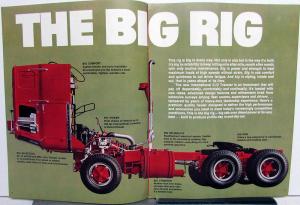 1970 International IH Trucks Dealer Transtar Semi Truck Models Sales Brochure