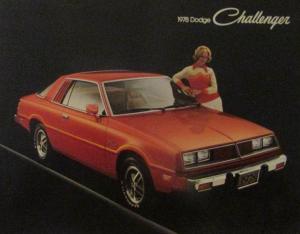 1978 Dodge Challenger Sales Brochure