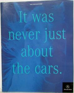 2000 Mercedes-Benz Never Just About the Cars Oversized Sales Brochure