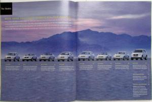 2000 Mercedes-Benz Never Just About the Cars Oversized Sales Brochure