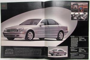 2000 Mercedes-Benz Never Just About the Cars Oversized Sales Brochure