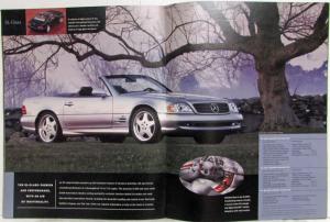 2000 Mercedes-Benz Never Just About the Cars Oversized Sales Brochure
