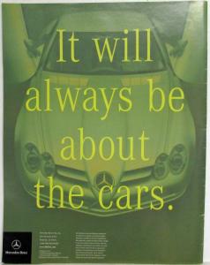 2000 Mercedes-Benz Never Just About the Cars Oversized Sales Brochure