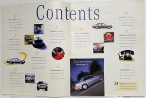 1999 Mercedes-Benz What Is So Great About Mercedes Oversized Sales Brochure