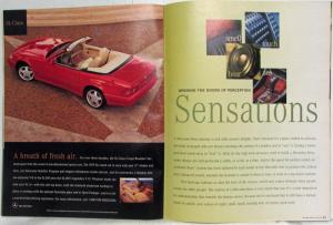 1999 Mercedes-Benz What Is So Great About Mercedes Oversized Sales Brochure