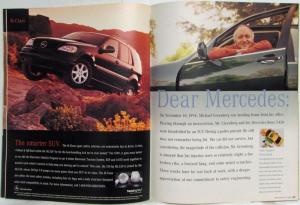 1999 Mercedes-Benz What Is So Great About Mercedes Oversized Sales Brochure
