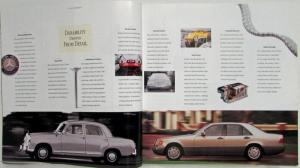 1994 Mercedes-Benz S-Class Prestige Sales Brochure - S320 S350 S420 S500 S600