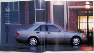 1994 Mercedes-Benz S-Class Prestige Sales Brochure - S320 S350 S420 S500 S600
