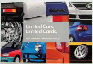 2007 Volkswagen VW Limited Cars Limited Cards Pack - R32 Beetle GTI Baja Bug