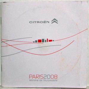 2008 Citroen Paris Motor Show Media Information Press CD