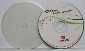 2008 Citroen C4 WRC HYmotion4 Media Information Press CD