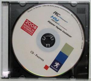 2008 Peugeot Paris Motor Show Media Information Press CD Boxed Set