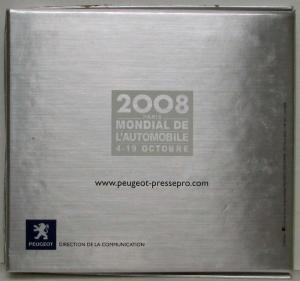 2008 Peugeot Paris Motor Show Media Information Press CD Boxed Set