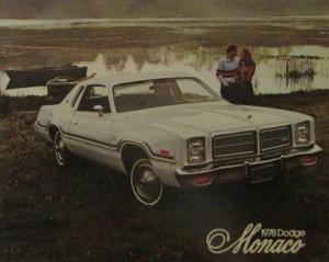 1978 Dodge Monaco Sales Brochure