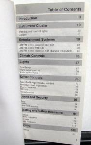 2002 Ford Mustang Owners Manual Care & Operation Instructions Booklet Original