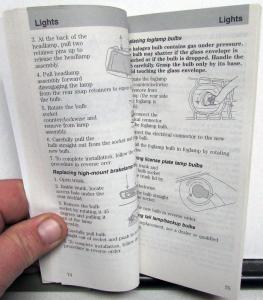 2002 Ford Mustang Owners Manual Care & Operation Instructions Booklet Original