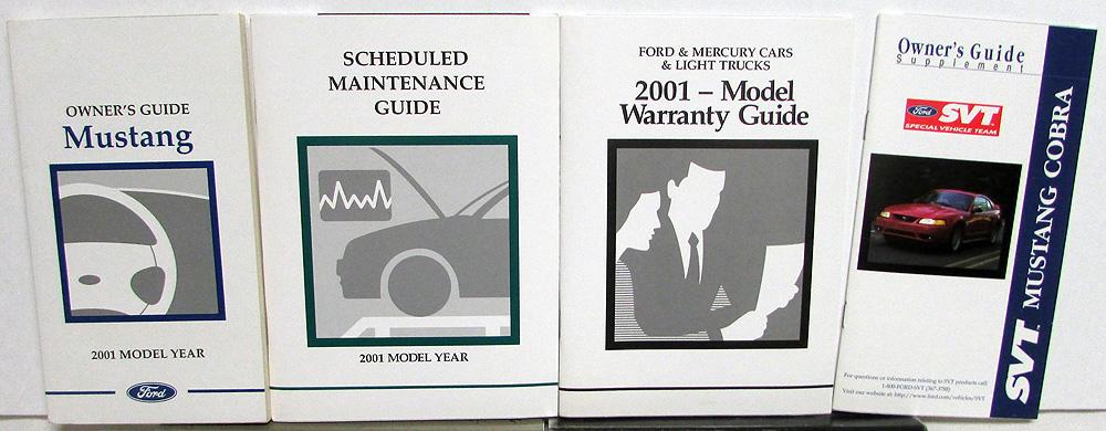 2003-2004 Ford Mustang Owners Manual User Guide W/ SVT Cobra
