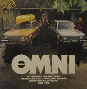 1978 Dodge Omni Original Color Sales Brochure