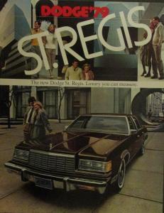 1979 Dodge St. Regis Original Color Sales Brochure