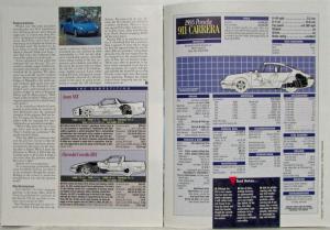 1994 Porsche New 911 Road and Track January Reprint Road Test Article