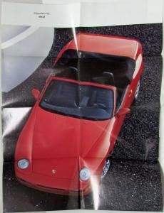 1992 Porsche Sales Folder/968 Poster - German Text