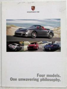 2008 Porsche Four Models One Unwavering Philosophy Sales Brochure
