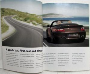 2008 Porsche Four Models One Unwavering Philosophy Sales Brochure