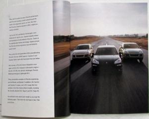 2008 Porsche Full Line of Models Sales Brochure - Boxster Cayman 911 Cayenne