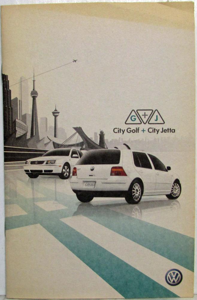 2006 Volkswagen VW City Golf and City Jetta Sales Brochure