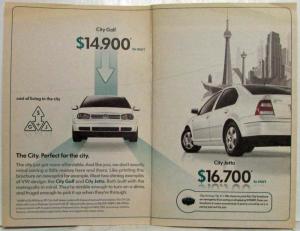 2006 Volkswagen VW City Golf and City Jetta Sales Brochure