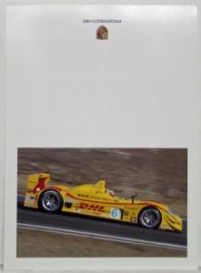 2006 Porsche RS Spyder Promotional Brochure with ALMS Championship Dates Card