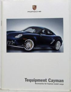 2006 Porsche Cayman Tequipment Accessories Sales Brochure