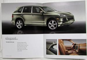 2008 Porsche Cayenne Exclusive Program Ultimate Personalization Sales Brochure