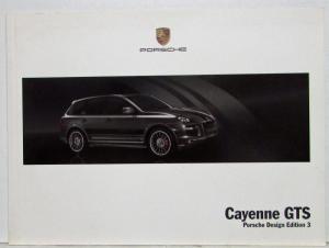 2009 Porsche Cayenne GTS Special Design Edition 3 Sales Brochure