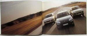 2006 Porsche Cayenne Models Momentum Sales Brochure with Small Poster