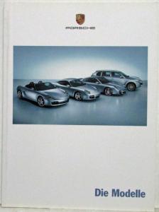 2007 Porsche Models Sales Brochure - 911 Cayman Boxster Cayenne - German Text