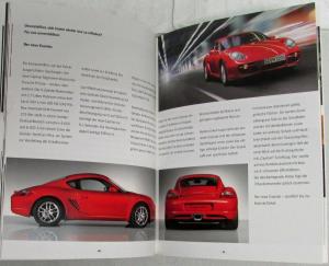 2007 Porsche Models Sales Brochure - 911 Cayman Boxster Cayenne - German Text