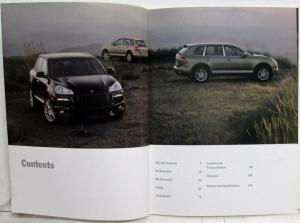 2008 Porsche New Cayenne Small Format Prestige Sales Brochure