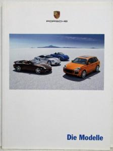 2008 Porsche Models Sales Brochure with Price Sheet - German Text