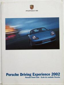 2002 Porsche Driving Experience Brochure Booklet -  French Text