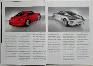 2006 Porsche Cayman and Cayman S Prestige Sales Brochure Hardback Book - German