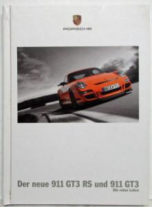 2007 Porsche 911 GT3 RS/GT3 Prestige Sales Brochure Hardback Book - German Text