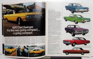 1970 Dodge Polara Charger Challenger Dart Coronet Scat Pack Sales Brochure Orig
