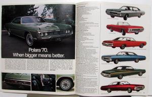 1970 Dodge Polara Charger Challenger Dart Coronet Scat Pack Sales Brochure Orig