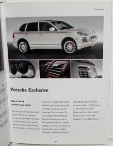 2008 Porsche Cayenne Small Format Prestige Sales Brochure Hardback Book