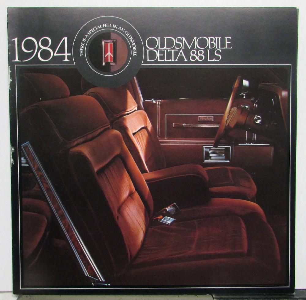 1984 Oldsmobile Delta 88 LSLuxury Edition Standard Equipment Diagrams Folder