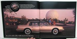 1984 Oldsmobile Cutlass Ciera Cutlass Cruiser Cutlass Supreme Options Brochure