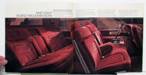 1983 Oldsmobile Toronado Ninety-Eight Delta 88 Custom Cruiser Options Brochure