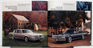 1983 Oldsmobile Toronado Ninety-Eight Delta 88 Custom Cruiser Options Brochure
